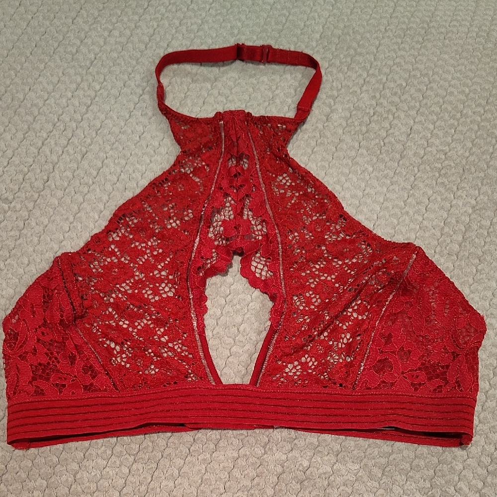 Victoria's Secret Scarlet Lace Bralette